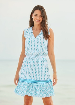 Cabana Life Amalfi Smocked Waist Dress maxi dresses clearance