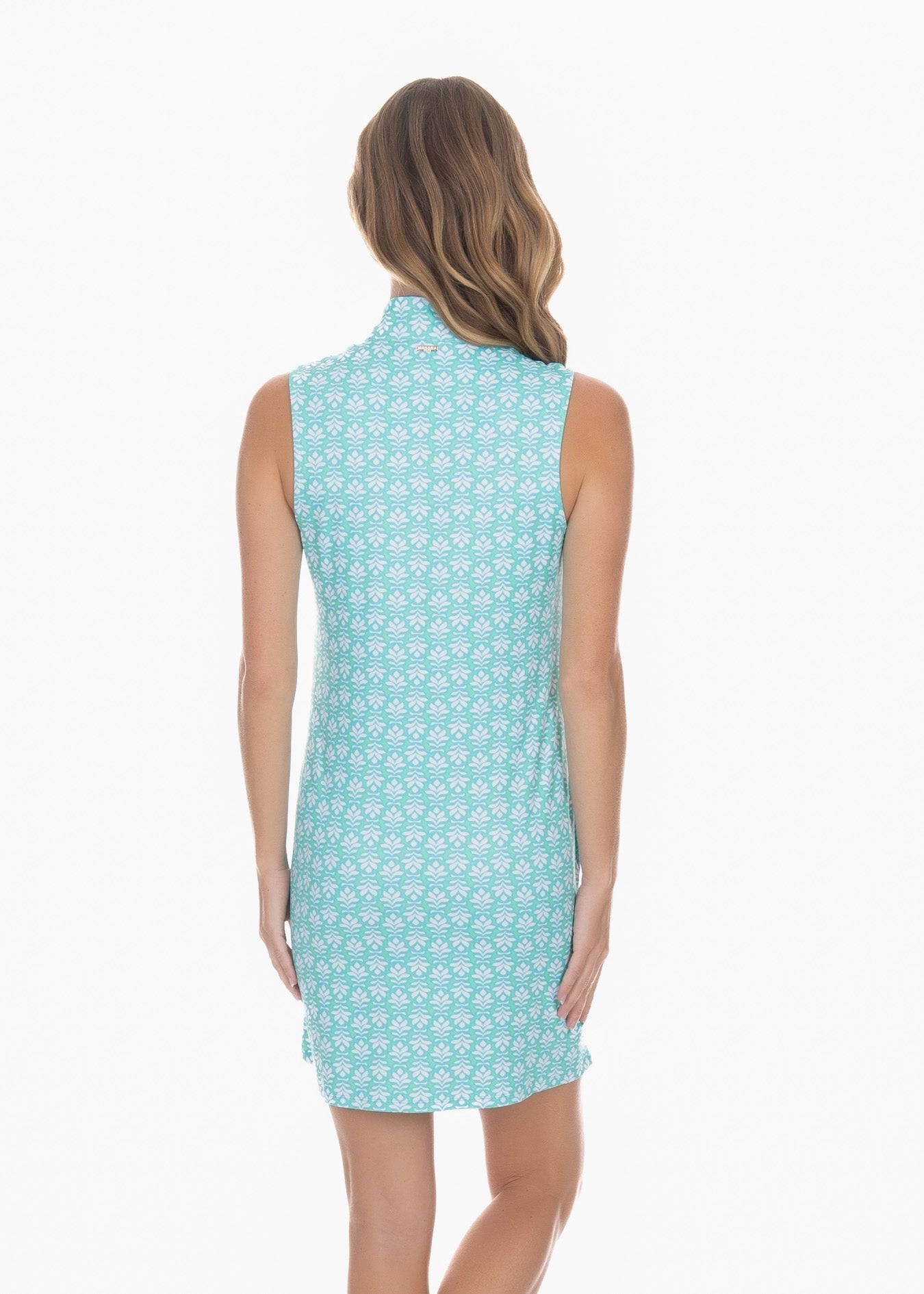 Cabana Life Cote D` Azur Sleeveless Performance Zip Dress