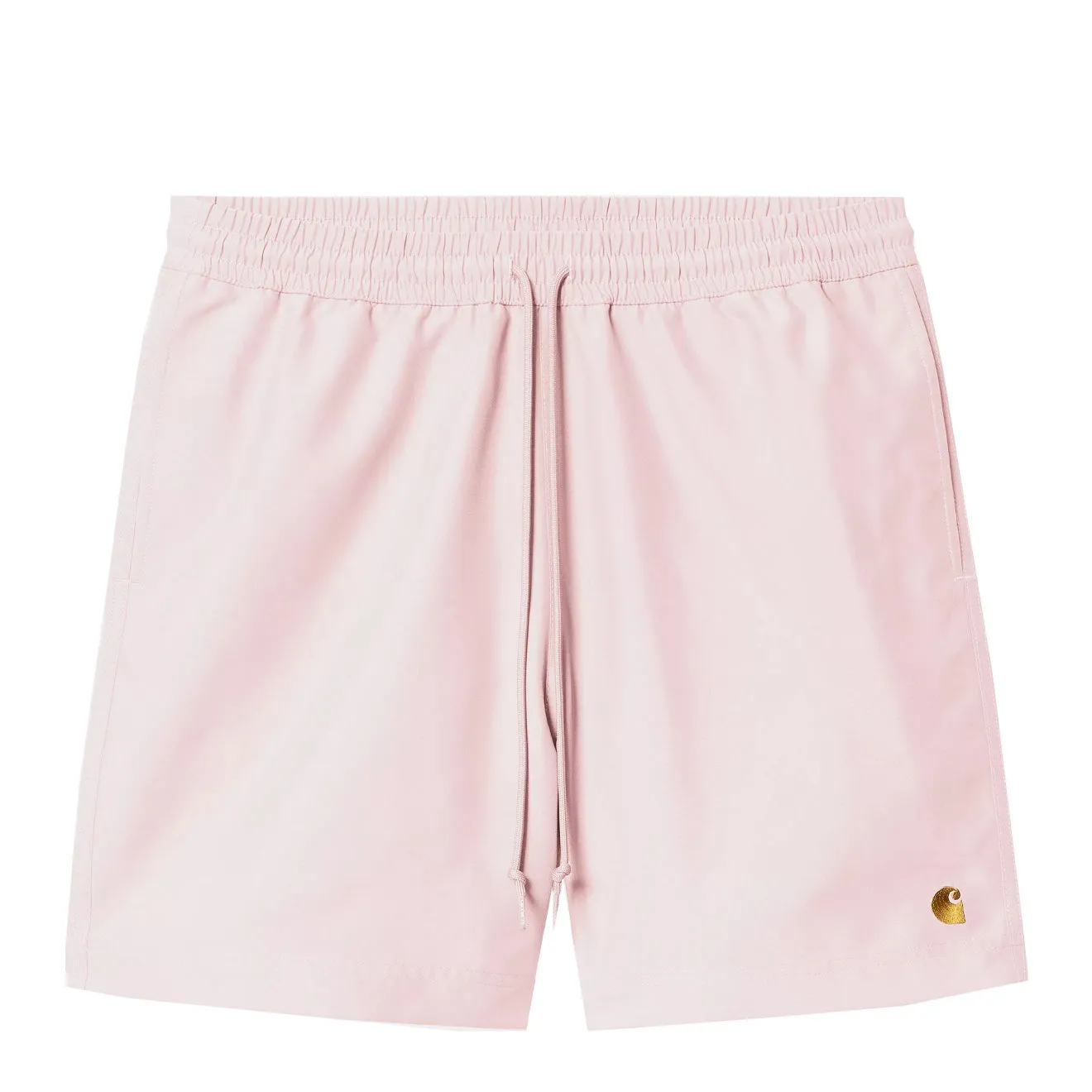 Carhartt WIP Chase Swim Trunks Dusky Pink / Gold mens shorts outlet store
