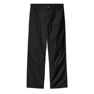 Carhartt WIP Double Knee Pant Black Rinsed mens joggers promo code