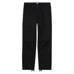 Carhartt WIP Regular Cargo Pant Black Rinsed mens joggers promo code