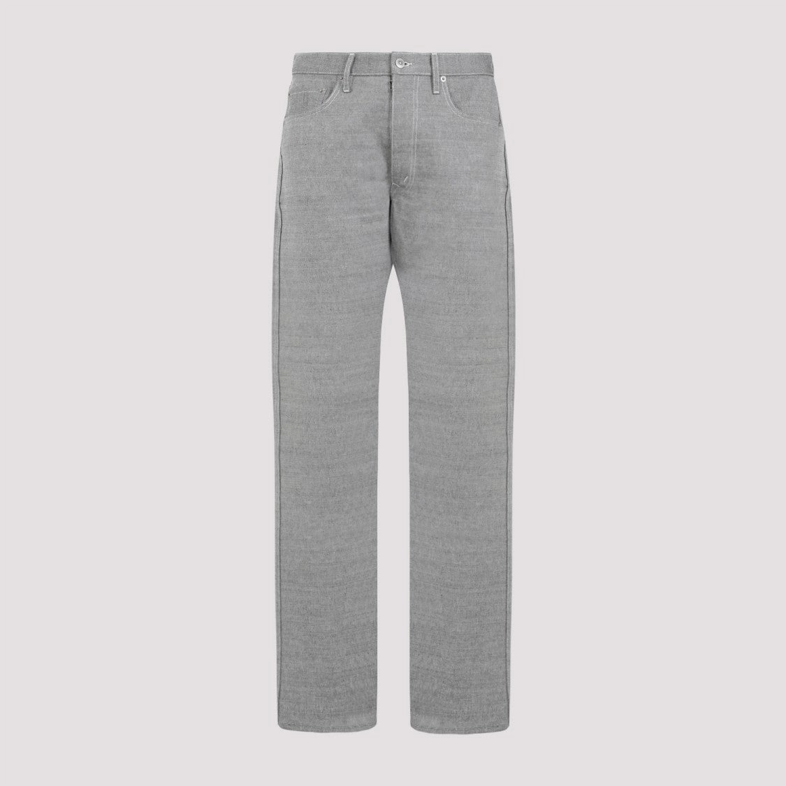 Caviar Grey Cotton 5 Pockets Pants