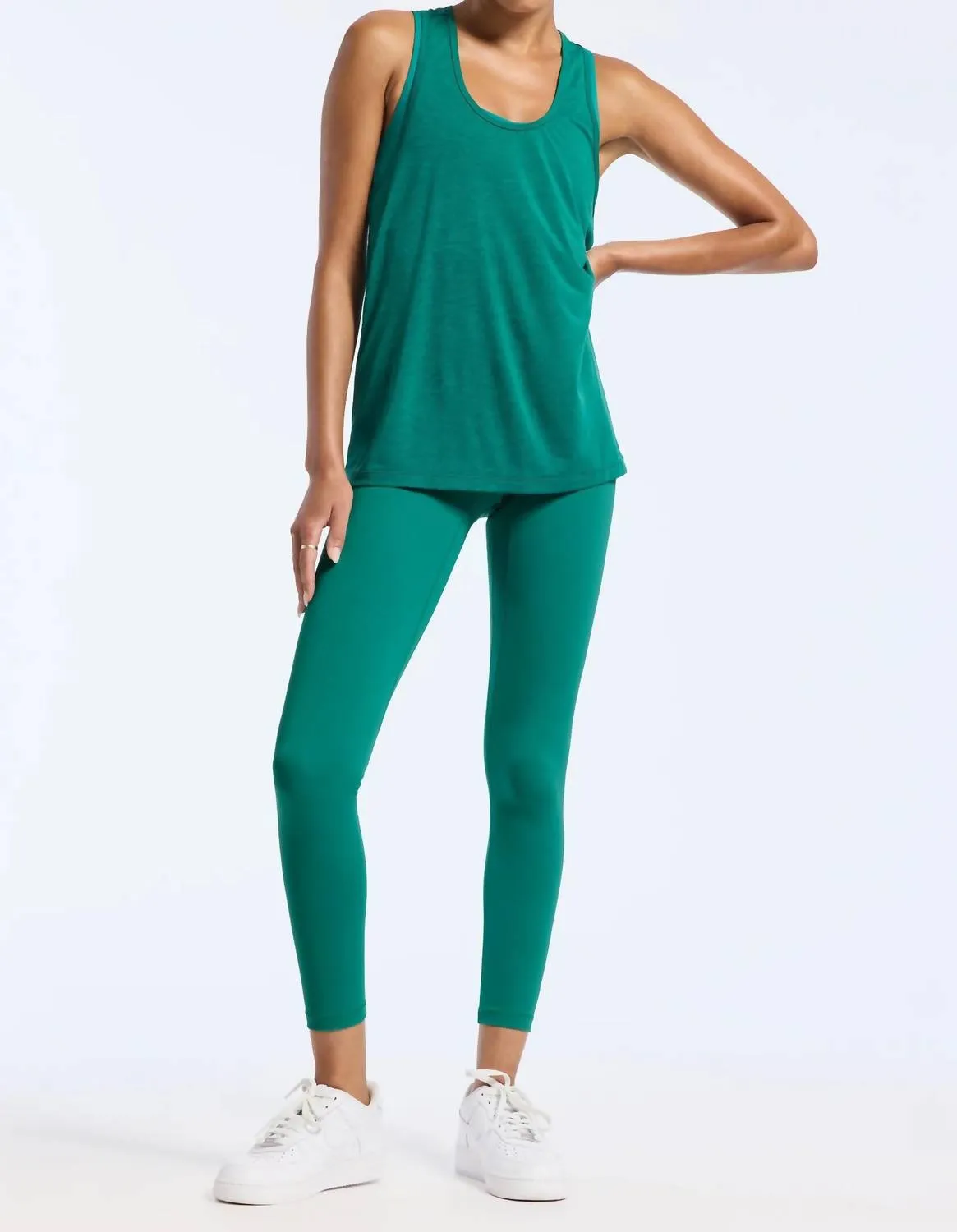 Center Stage Leggings In Green Adventure