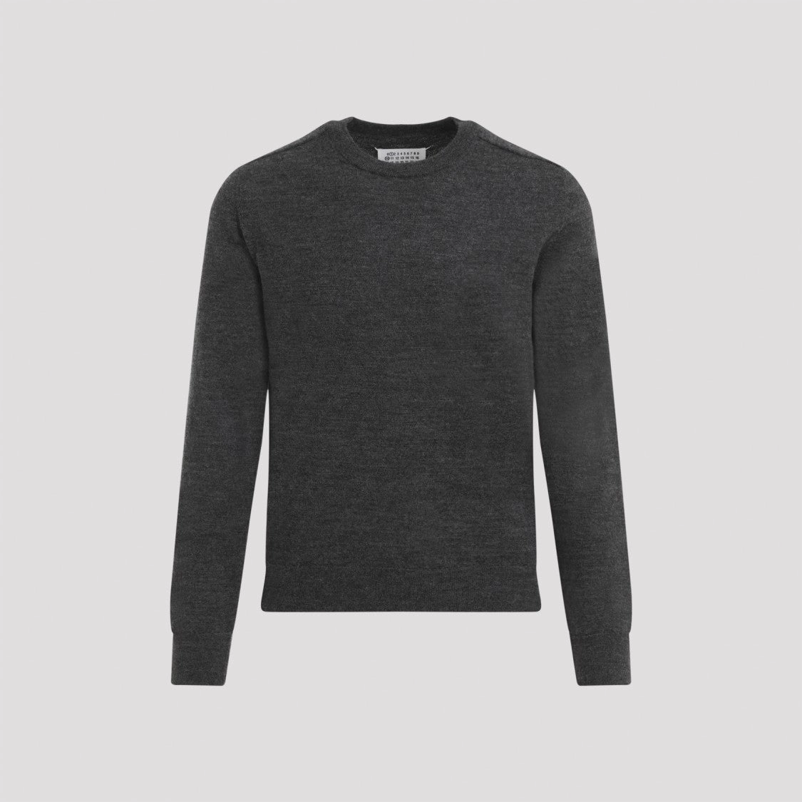 Charcoal Grey Wool Crewneck