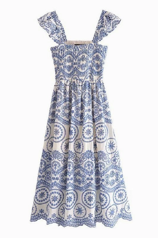 Chatham Eyelet Midi Dress maxi dresses clearance