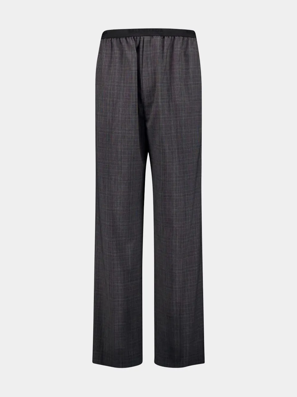 Checked Straight Leg Trousers Bottoms Mens - cheap mens shorts online