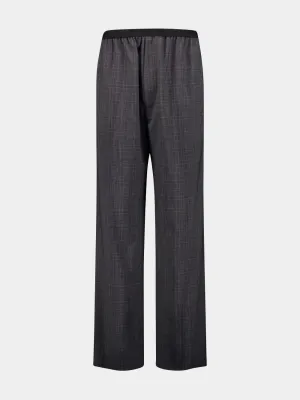 Checked Straight Leg Trousers Bottoms Mens - cheap mens shorts online