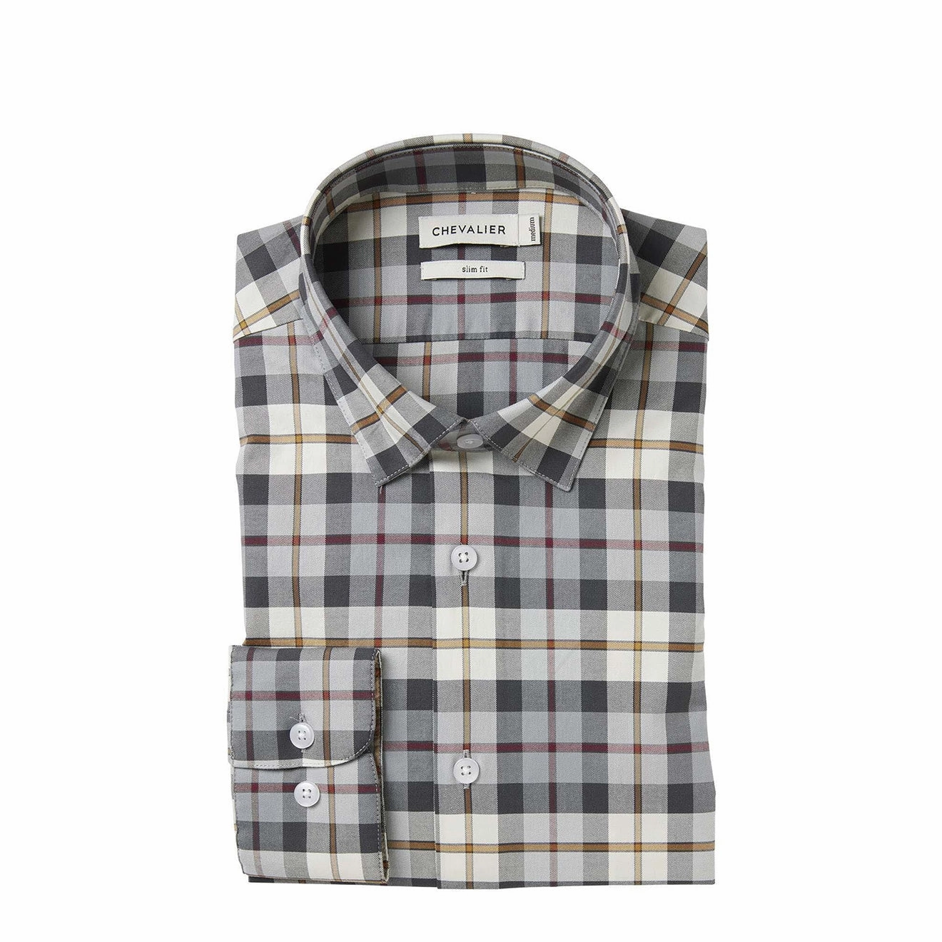 Chevalier Carlton Contemporary Fit Shirt Autumn Fling Checked