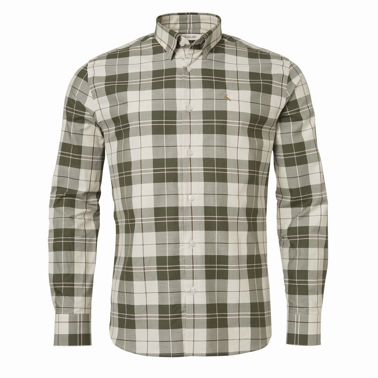 Chevalier Hinwick Shirt Deep Green Checked mens tank tops best deals