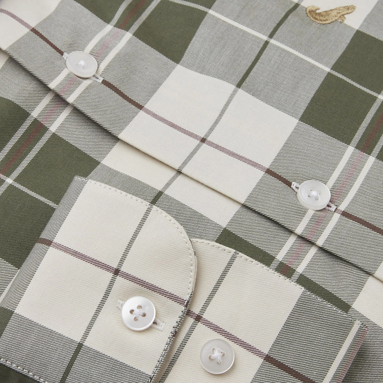 Chevalier Hinwick Shirt Deep Green Checked