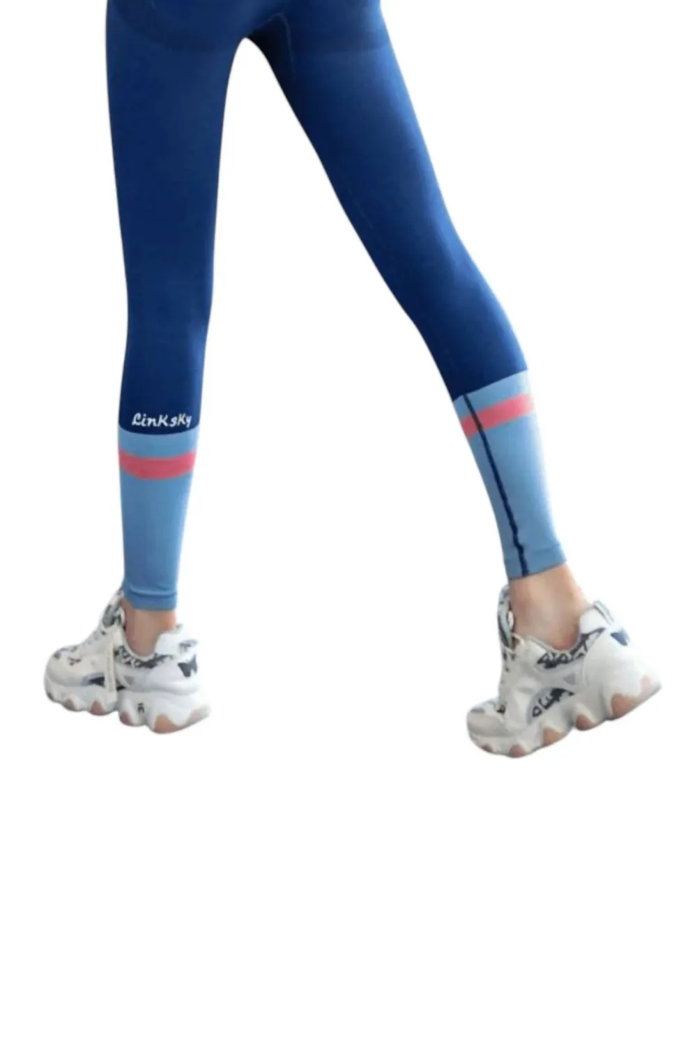 City Girl Sock Legging In Blue