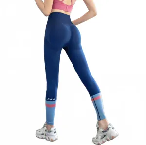 City Girl Sock Legging In Blue Activewear Womens - gym outfits discount
