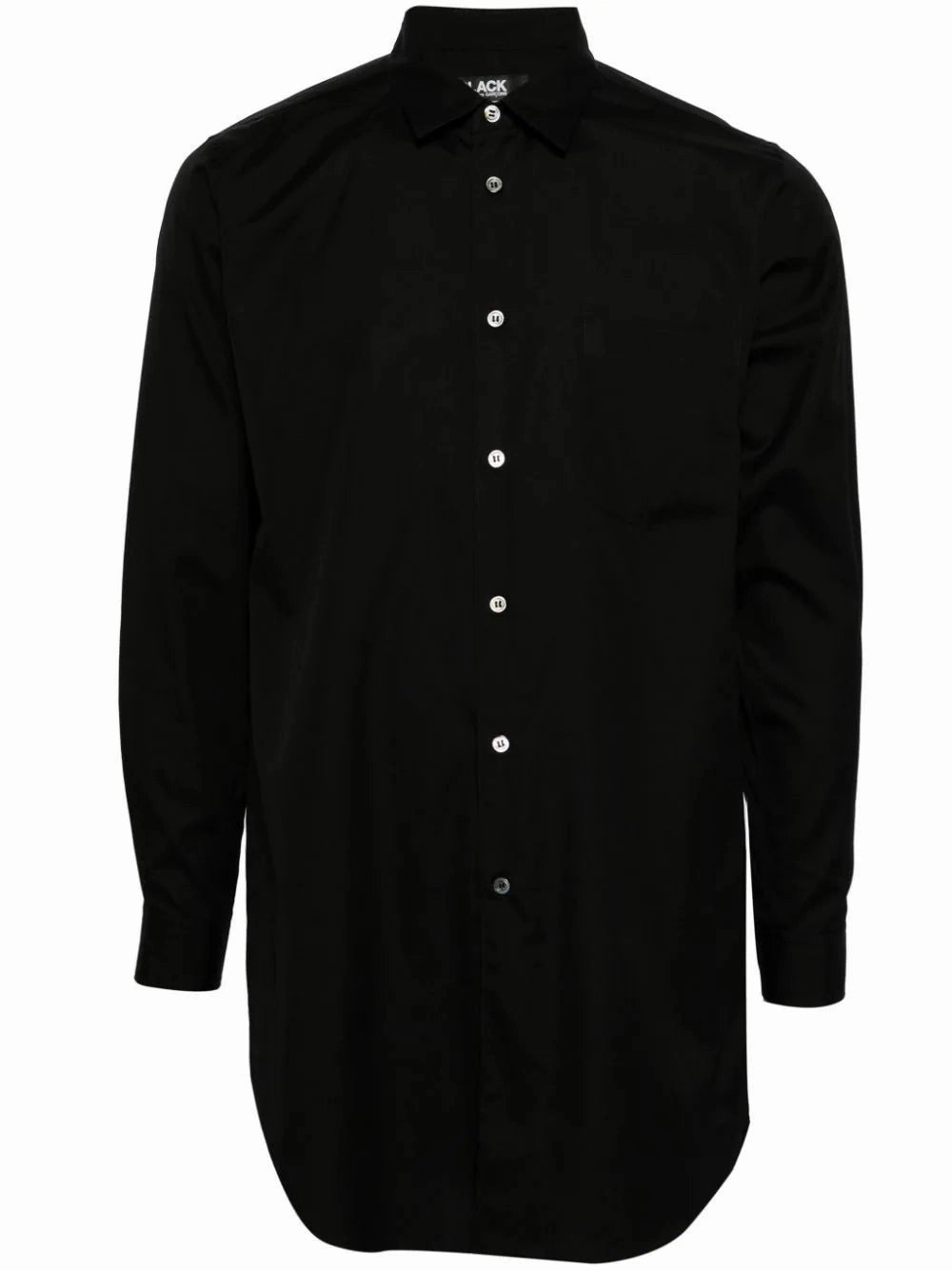Classic-Collar Cotton Shirt mens polos clearance