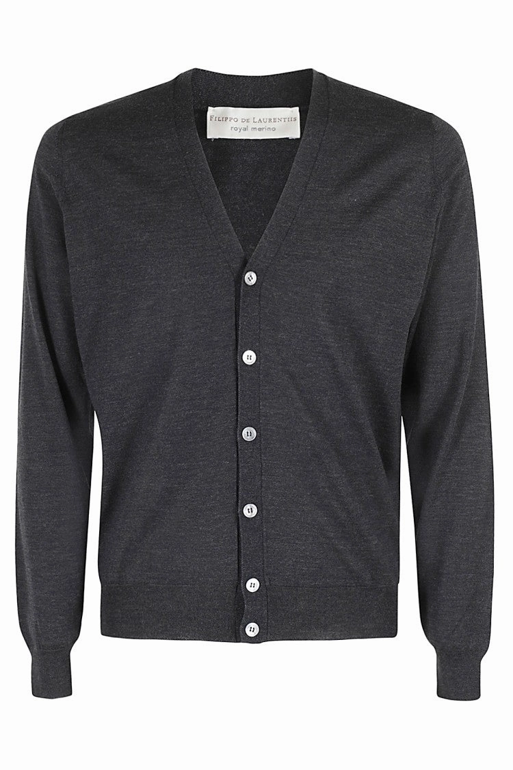 Classic V-Neck Merino Wool Cardigan cashmere sweaters sale