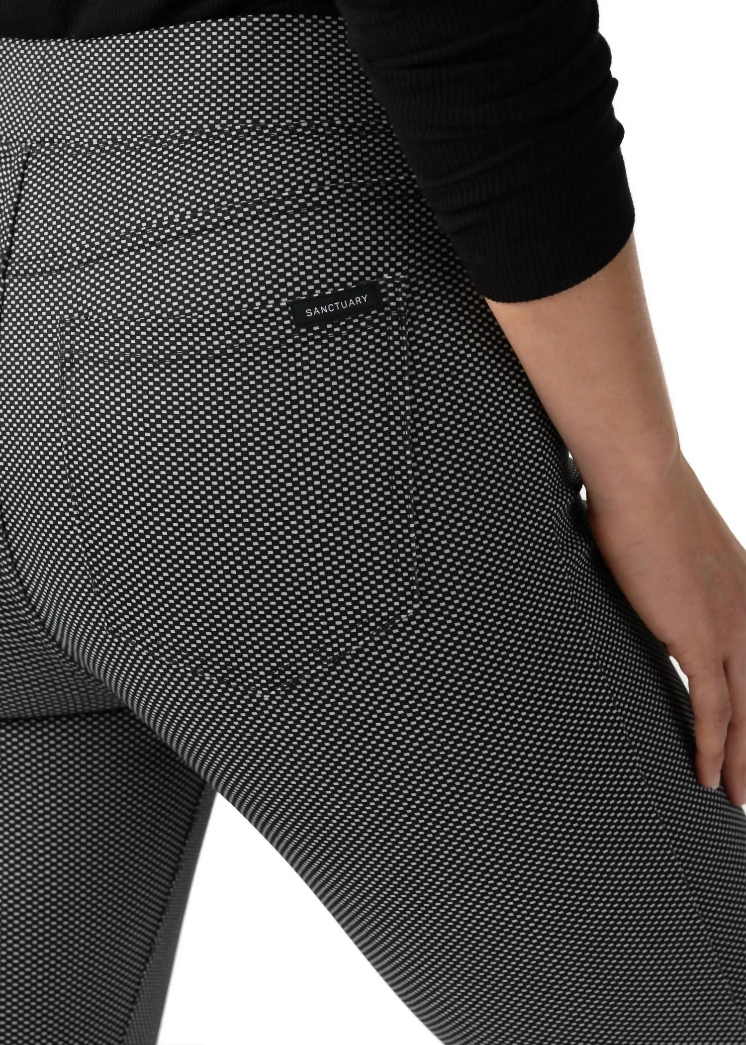 Clothing Runway Leggings In Ditsy Check