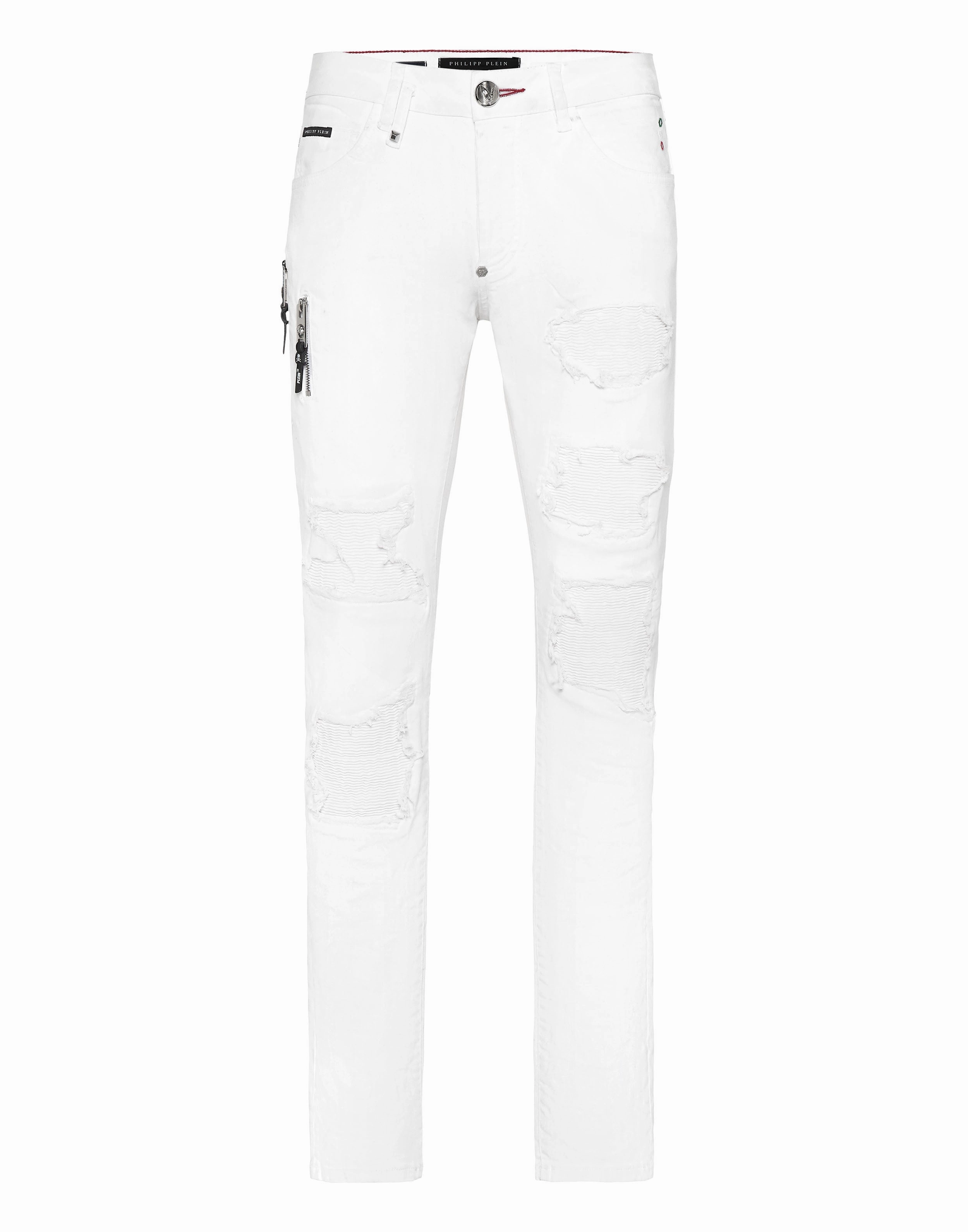 Coated Denim Rock Star Trousers