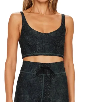 Cobra Candace Crop Top In Animal Activewear Womens - fitness leggings online