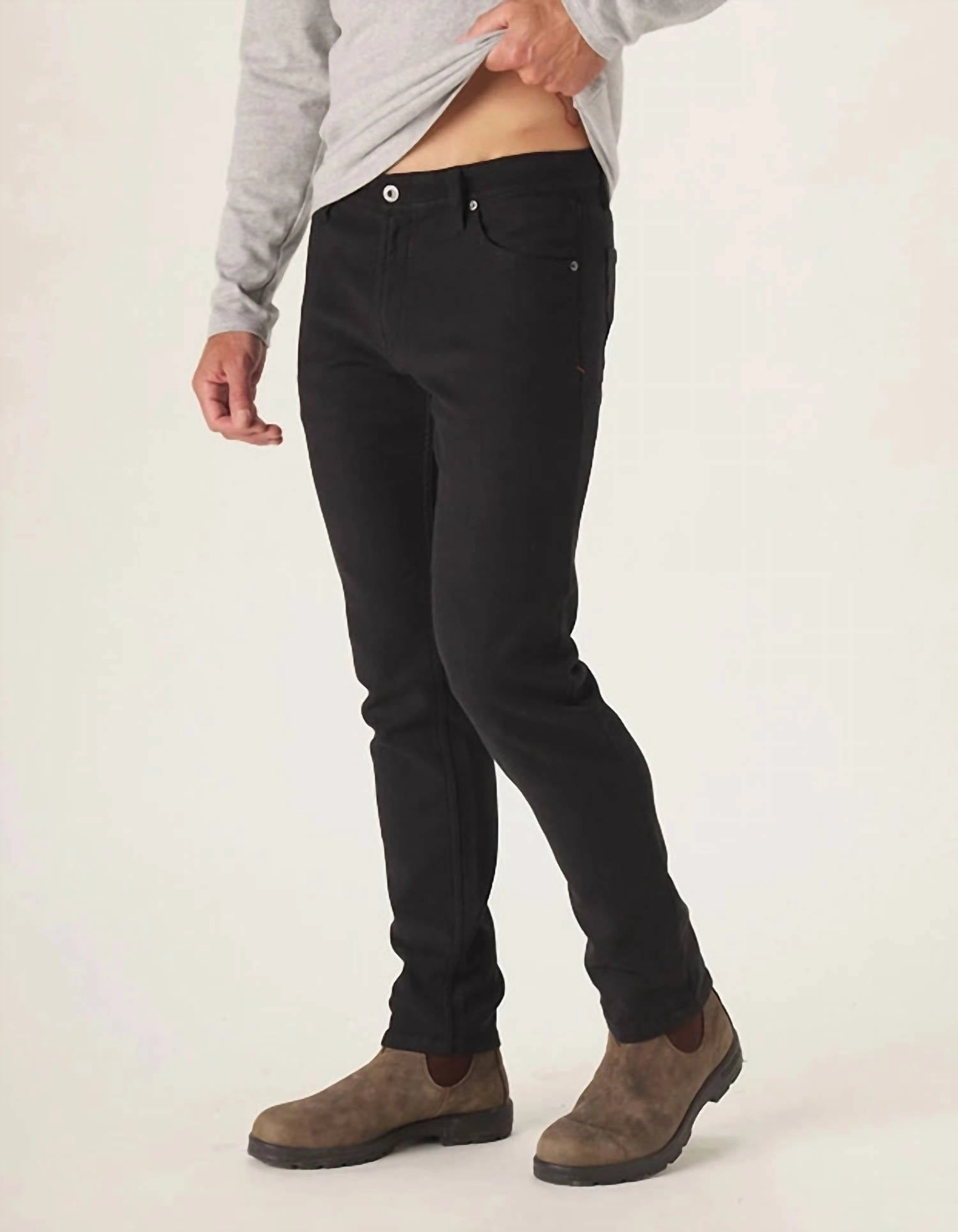 Comfort Terry Pant In Black