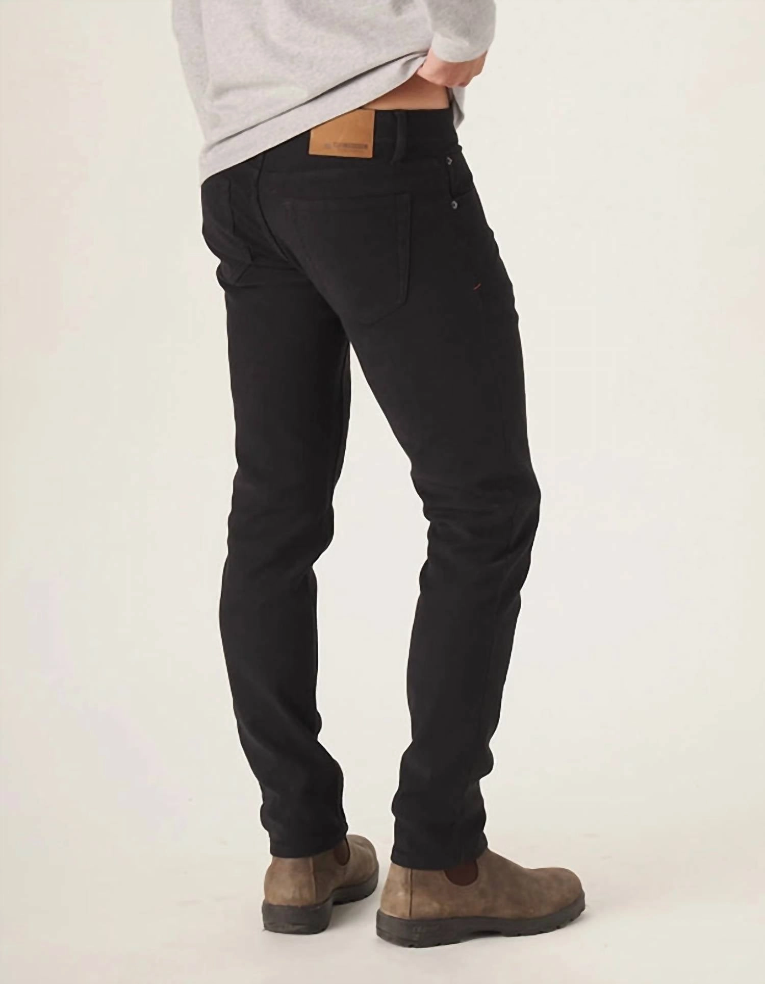 Comfort Terry Pant In Black