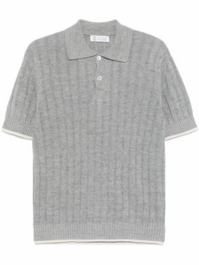 Contrast-Trim Polo Shirt discount mens shirts