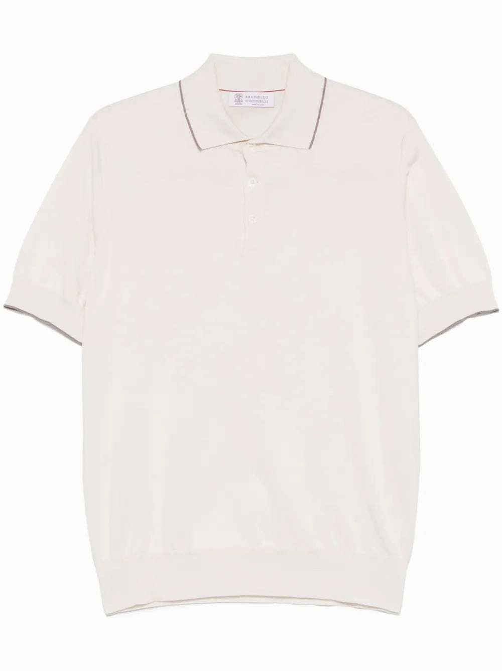 Contrasting-Trim Polo Shirt discount mens shirts