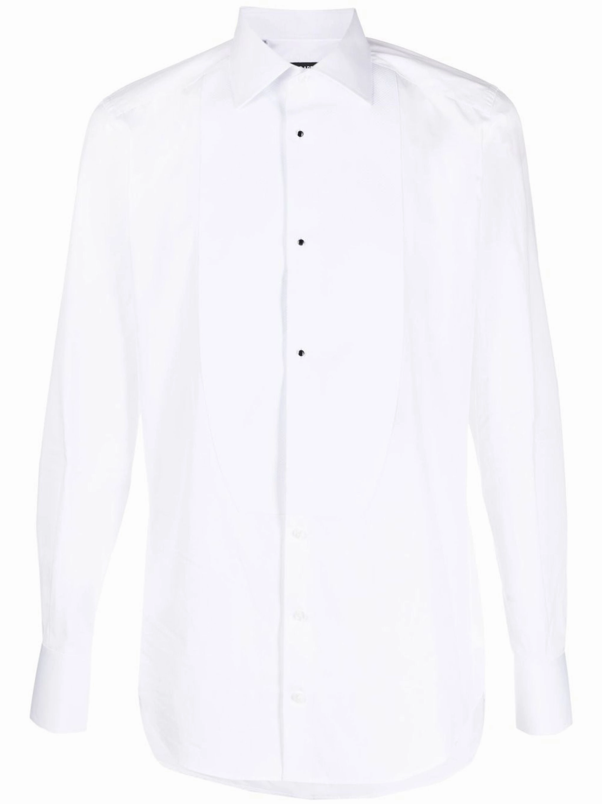 Contrasting Tuxedo Shirt mens polos clearance