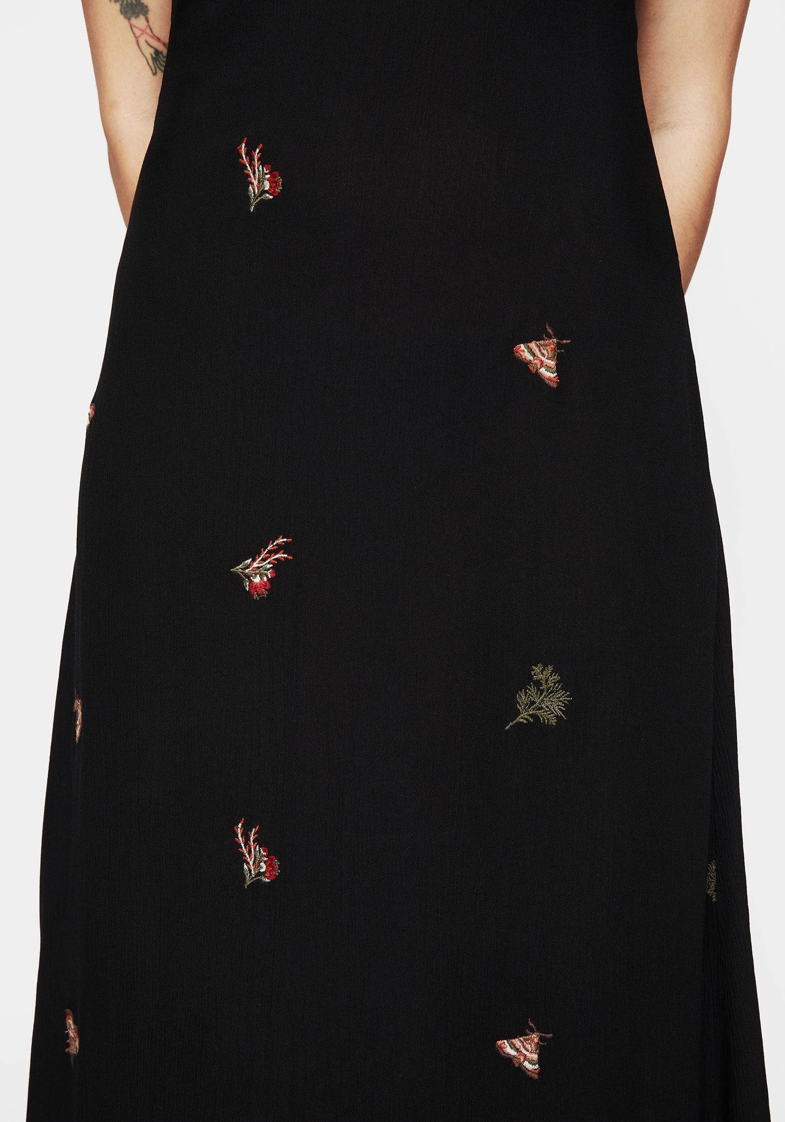 Copia Moth Embroidered Maxi Dress