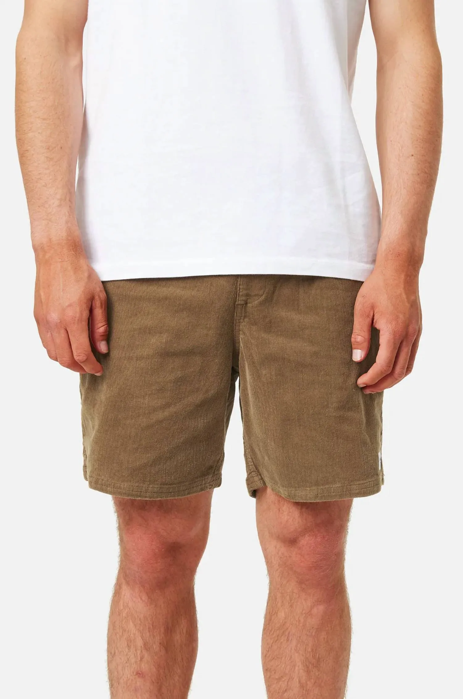 Cord Local Shorts In Umber
