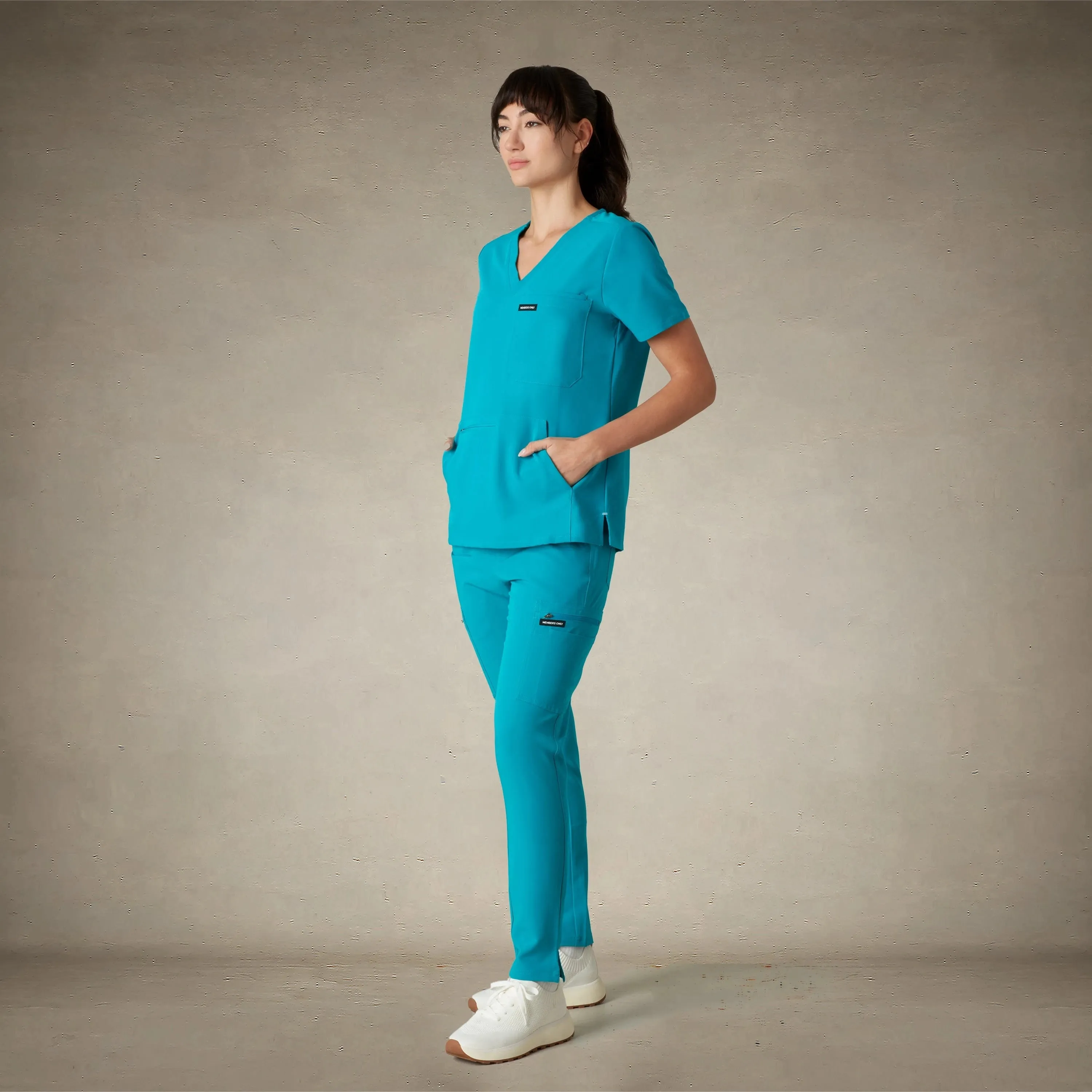 Cordoba 5-Pocket Scrub Top