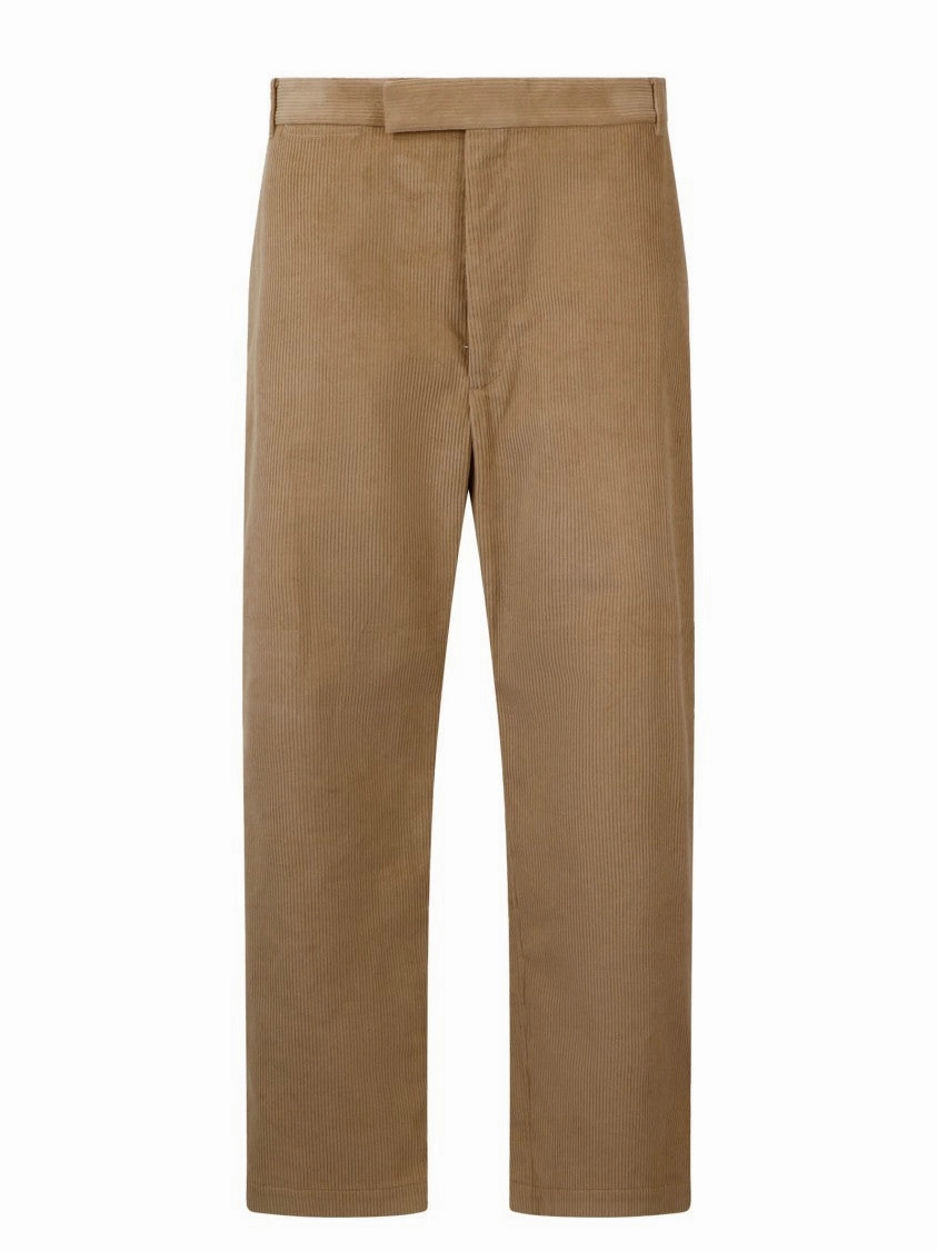 Corduroy Uncostructed Straight Trouser