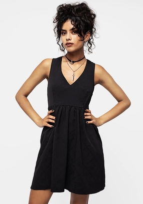 Cosette V-Neck Mini Smock Dress Dresses Womens - wedding guest outfits
