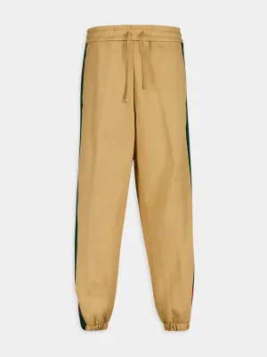 Cotton Jersey Sweatpants with Web Bottoms Mens - cheap mens shorts online
