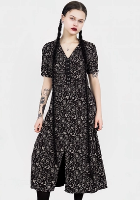 Craft V-neck Midi Dress Dresses Womens - summer dresses discount