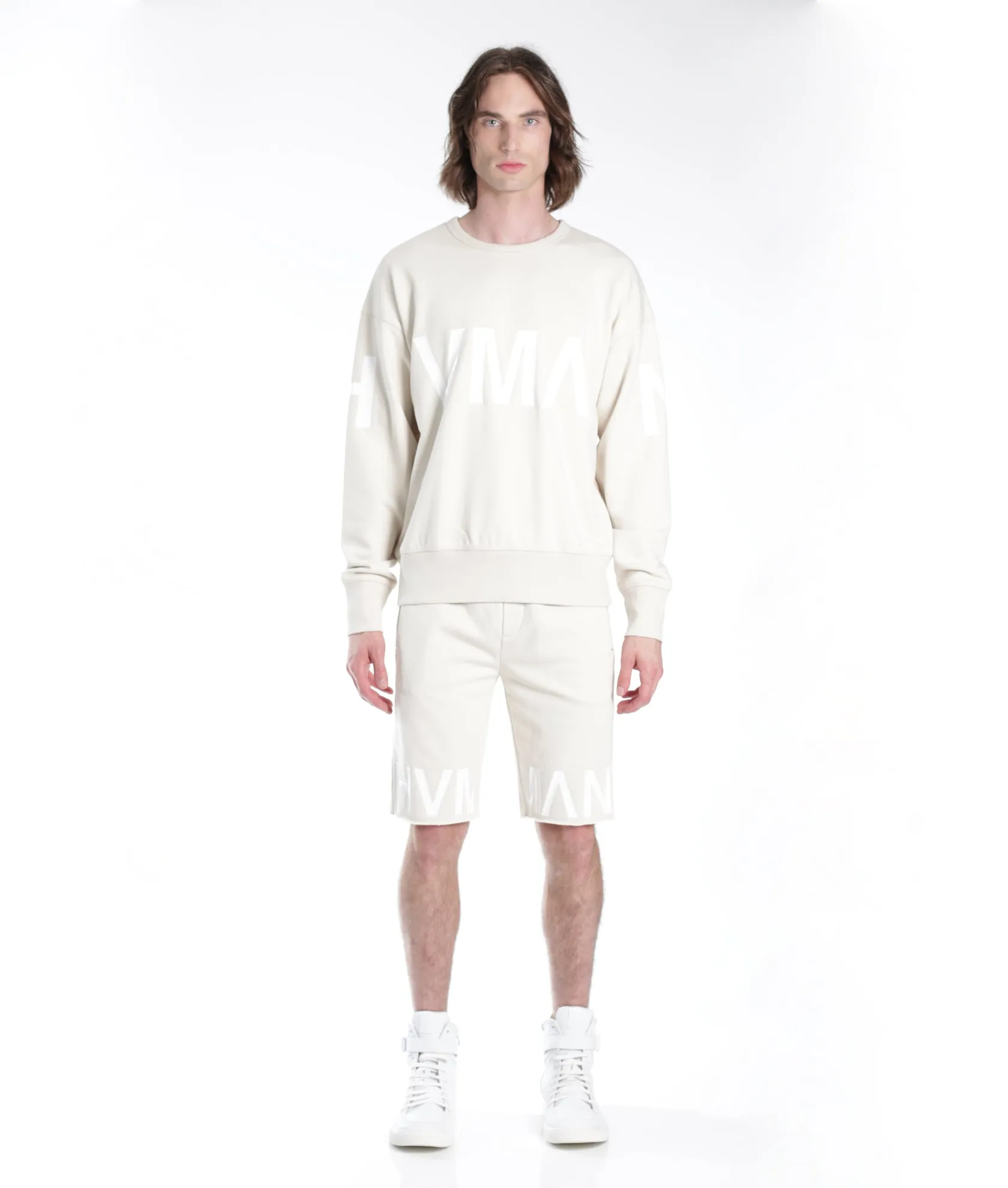 Crew Sweatshirt In Cream