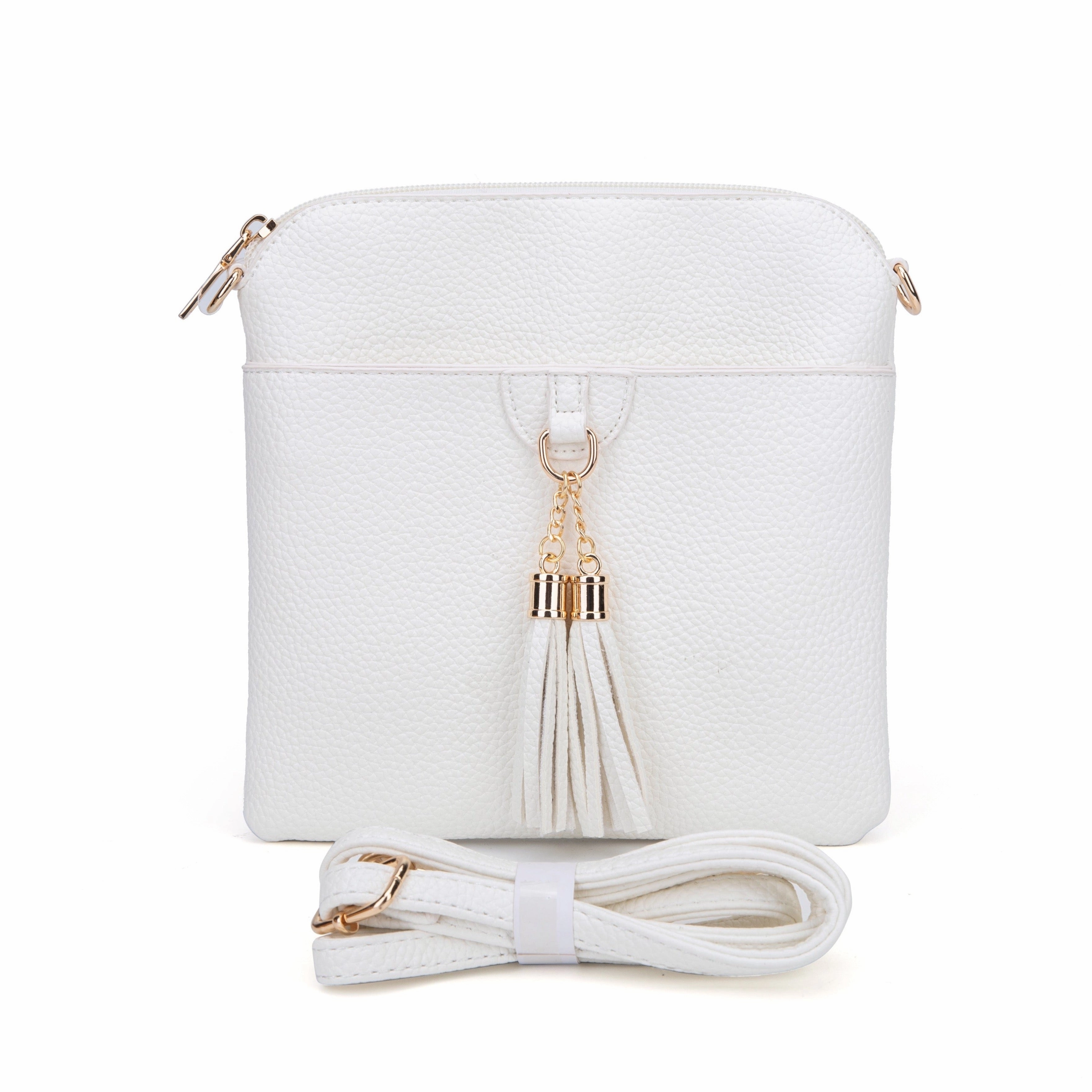 Crossbody Messenger - White summer dresses best deals
