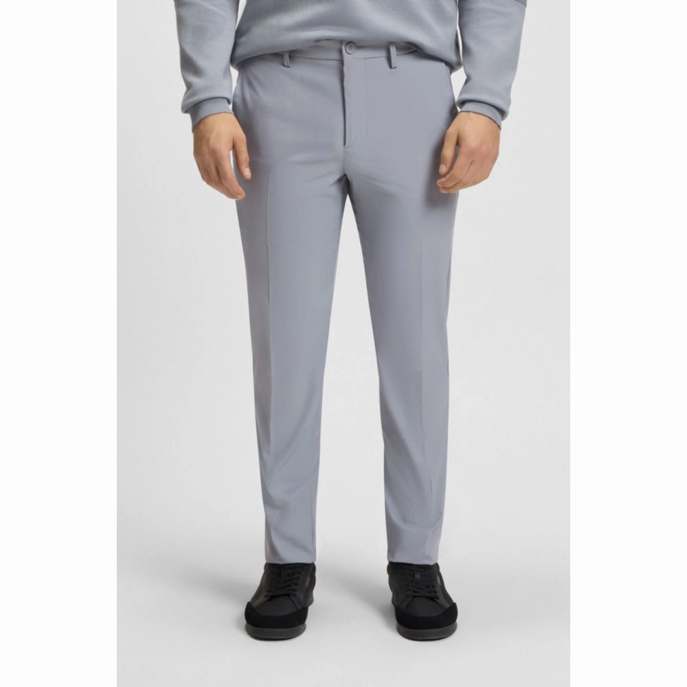 Cuffed pants in water-repellent four-way-stretch twill
