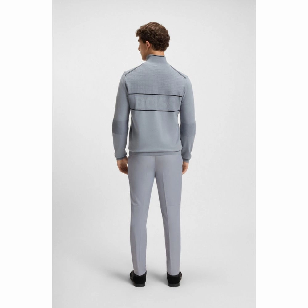 Cuffed pants in water-repellent four-way-stretch twill