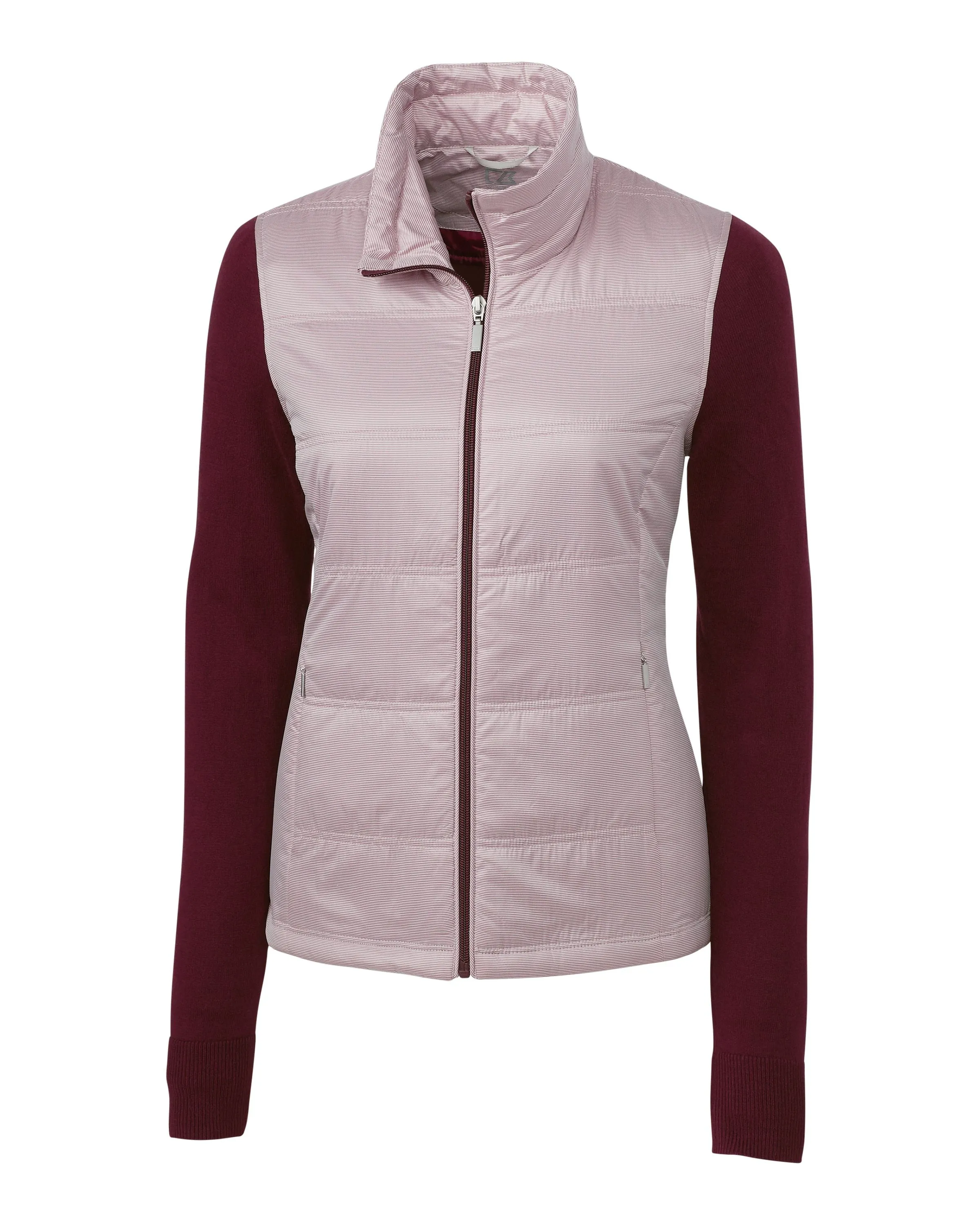 Cutter & Buck Womens Cora Quilted Sweater Jacket Activewear Womens - sports bras best price
