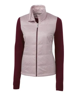 Cutter & Buck Womens Cora Quilted Sweater Jacket Activewear Womens - sports bras best price