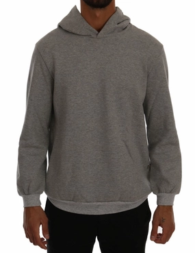 Daniele Alessandrini  Pullover Hodded Cotton Men's Sweater chunky knit discount