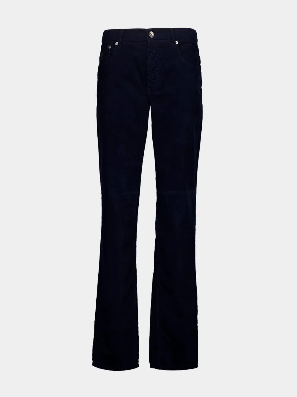 Dark Blue Corduroy Italian Fit Trousers Bottoms Mens - cheap mens shorts online