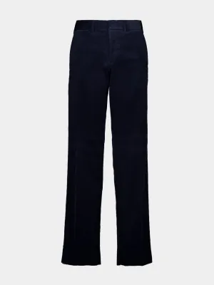 Dark Blue Corduroy Trousers Bottoms Mens - cheap mens shorts online