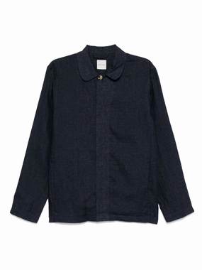 Dark Blue Shirt Jacket mens polos clearance