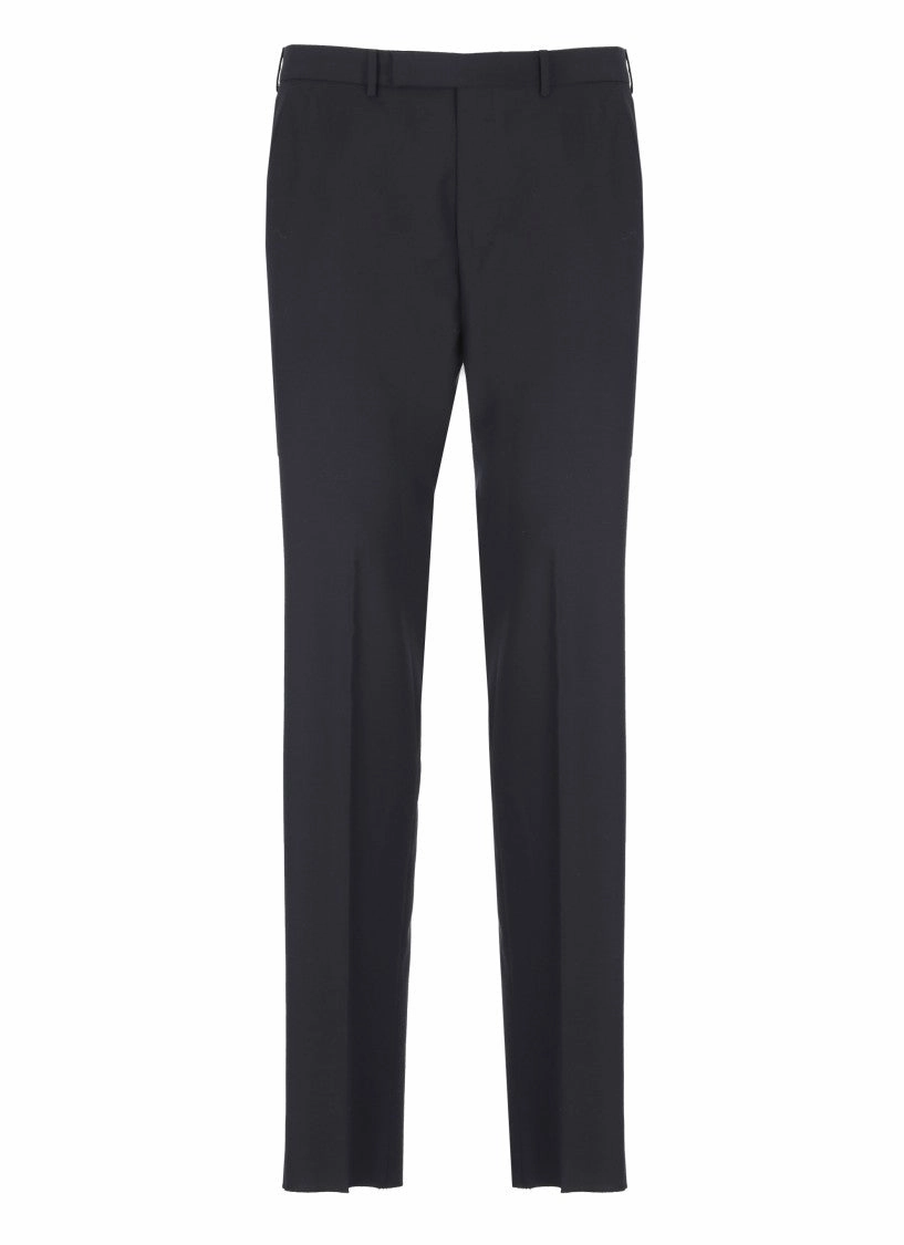 Dark Blue Wool Pants