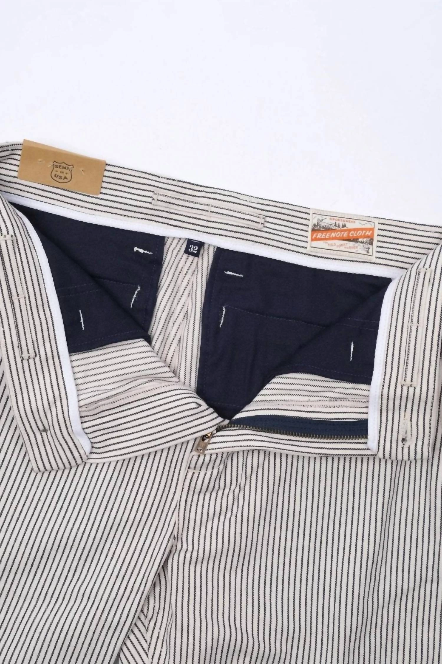 Deck Straight Leg Pants In Stripe