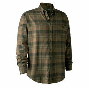 Deerhunter Kyle Shirt Green Check mens tank tops best deals