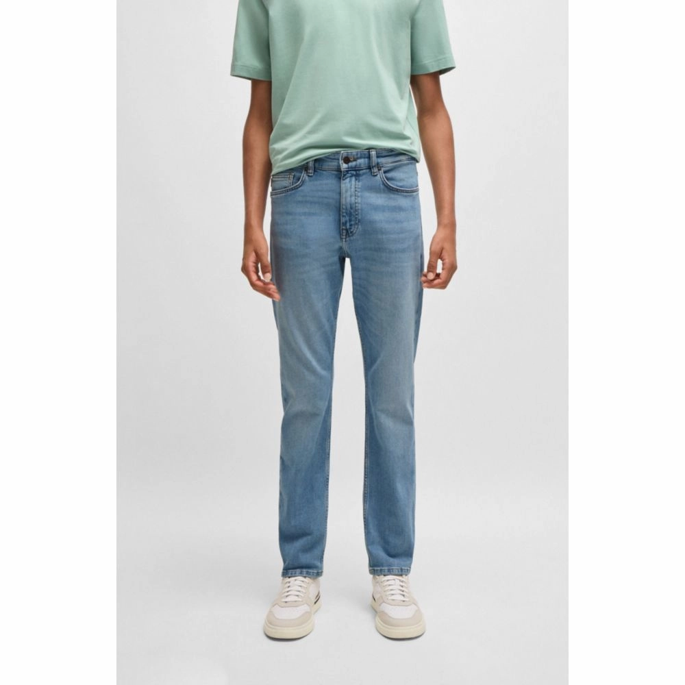 Delaware Slim-fit jeans in bright-blue comfort-stretch denim