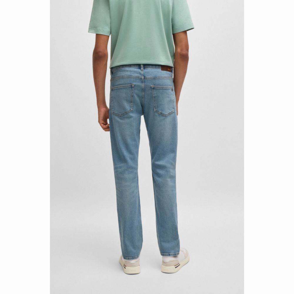 Delaware Slim-fit jeans in bright-blue comfort-stretch denim