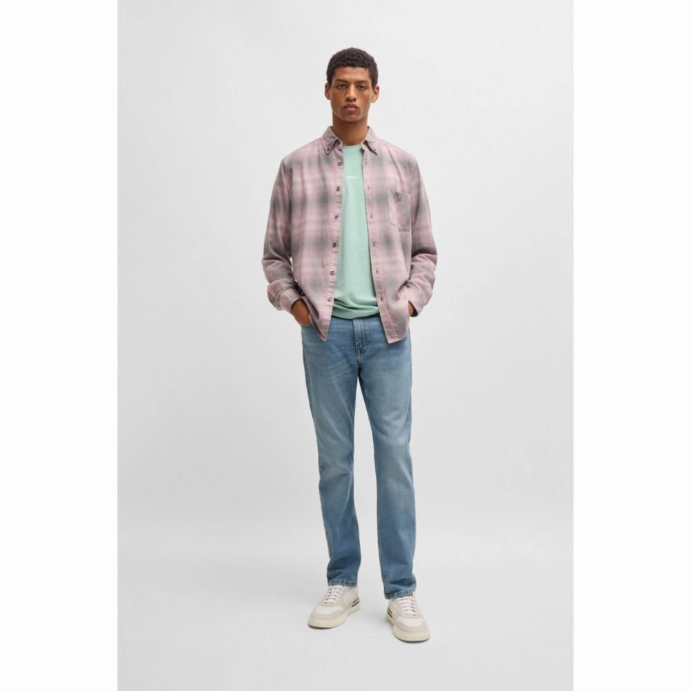 Delaware Slim-fit jeans in bright-blue comfort-stretch denim