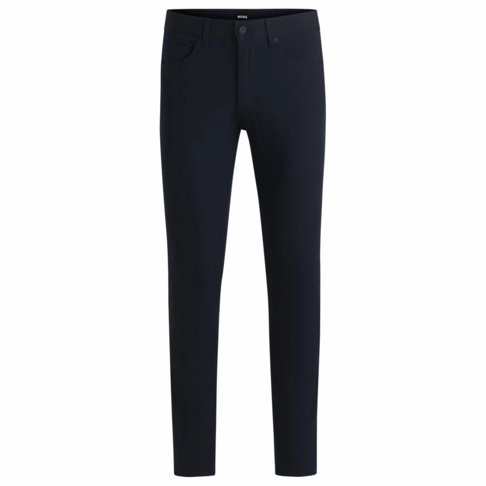 Delaware slim-fit trousers in performance-stretch fabric
